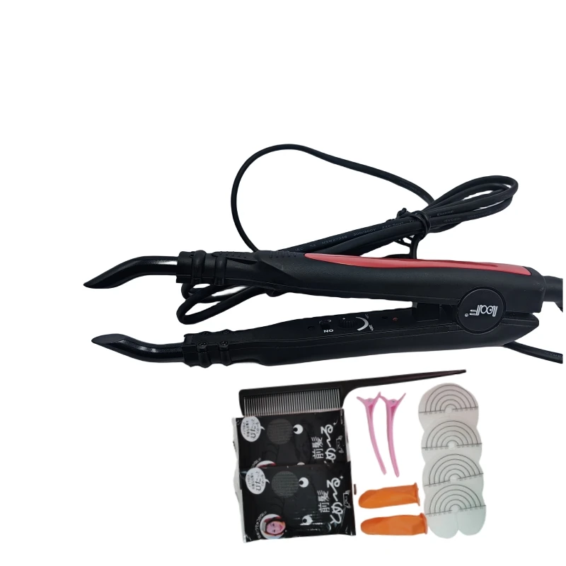 

Loof Профессиональный утюг для наращивания волос с регулируемой температурой и постоянной температурой, терморазъем для волос, инструменты для склеивания кератина