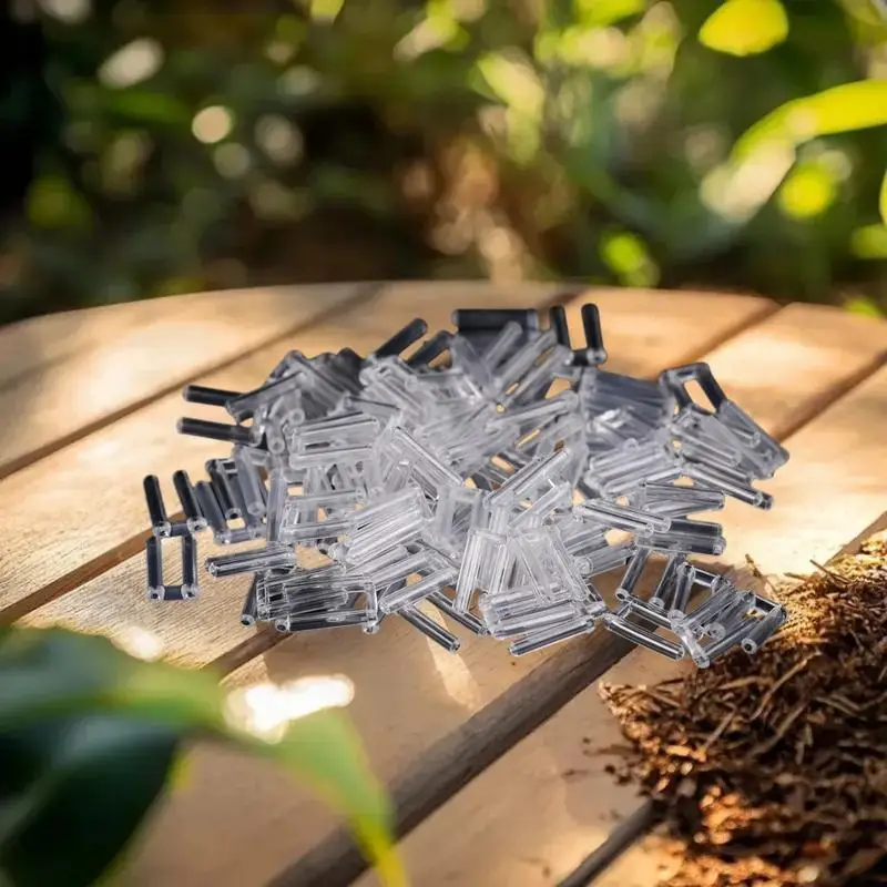 100pcs Rimless Glasses Double Rubber Plug Lock Bushings Eyeglasses Plastic Double Bushing Pins Repair Eyewear Accessories