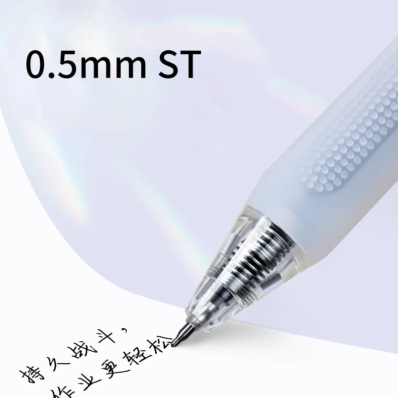 قلم جل أسود M&G مقاس 0.5 مم، تصميم قبضة مقاوم للعرق، حبر ST، حبر سريع الجفاف، قابل لإعادة الملء، مثالي للطلاب والاستخدام المكتبي. #4