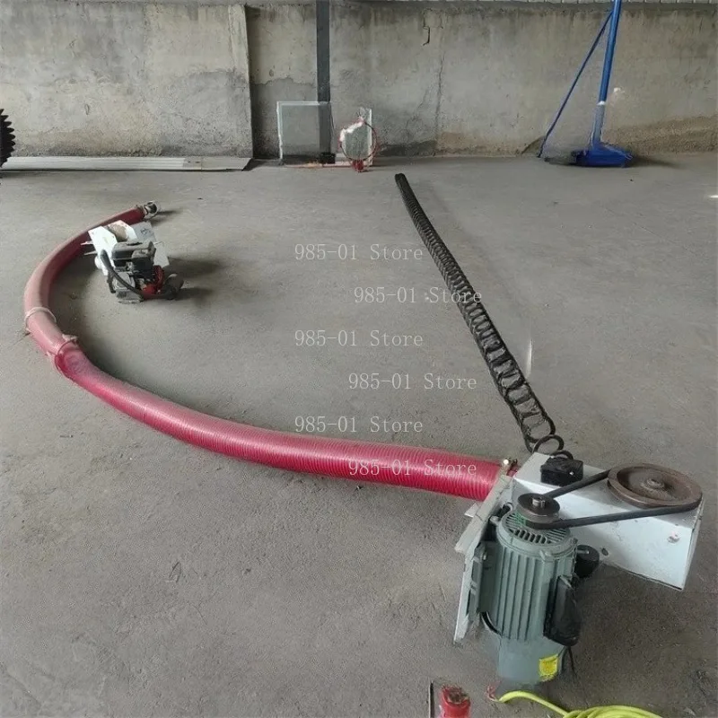 High-efficiency screw auger conveyor, double-tube grain extractor for fast grain loading and unloading