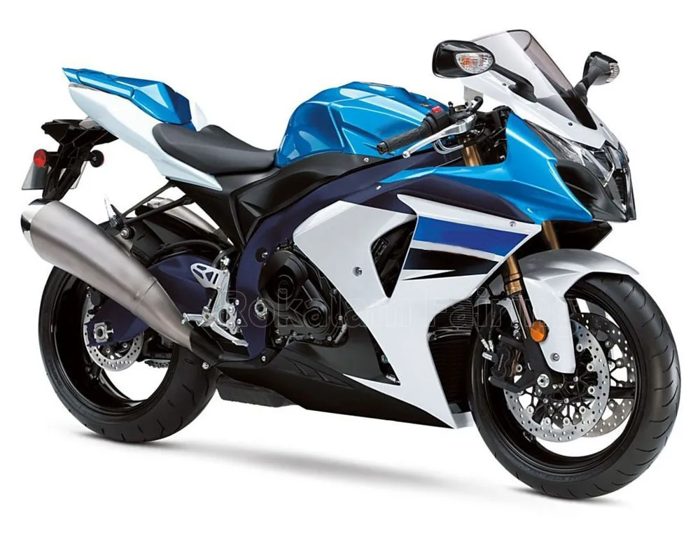 For Suzuki GSXR1000 GSX-R1000 2009 2010 2012 2013 2015 2016 GSX R1000 K9 Motorbike Blue White Fairing (Injection Molding)