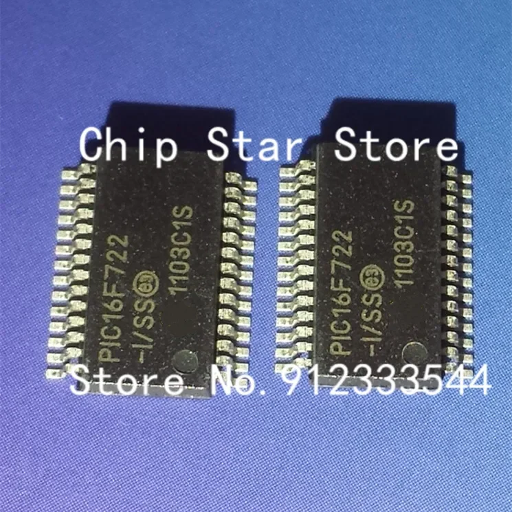 5-50 peças PIC16F722 PIC16F722-I/SS SSOP28 8Bit MCU Flash PIC16 Family PIC16F7XX Série Microcontroladores 100% Novos e Originais