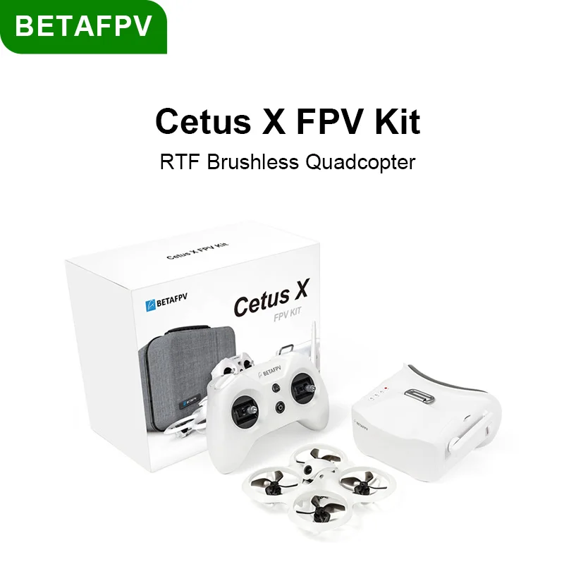 

BETAFPV Cetus X FPV Kit Brushless Quadcopter RTF LiteRadio 3 Radio Transmitter VR03 FPV Goggles C04 FPV Camera RC Racing Drone