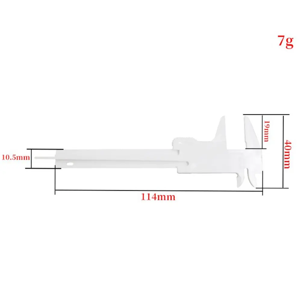 Mini Plastic Vernier Caliper Gauge Micrometer 80MM Mini Ruler Accurate Measurement Tools Standard Vernier Caliper
