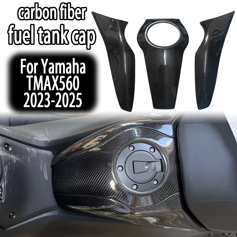 For YAMAHA TMAX560 TMAX 560 2022-2025 2023 2024 Motorcycle accessories Real 100%Carbon Fiber Front