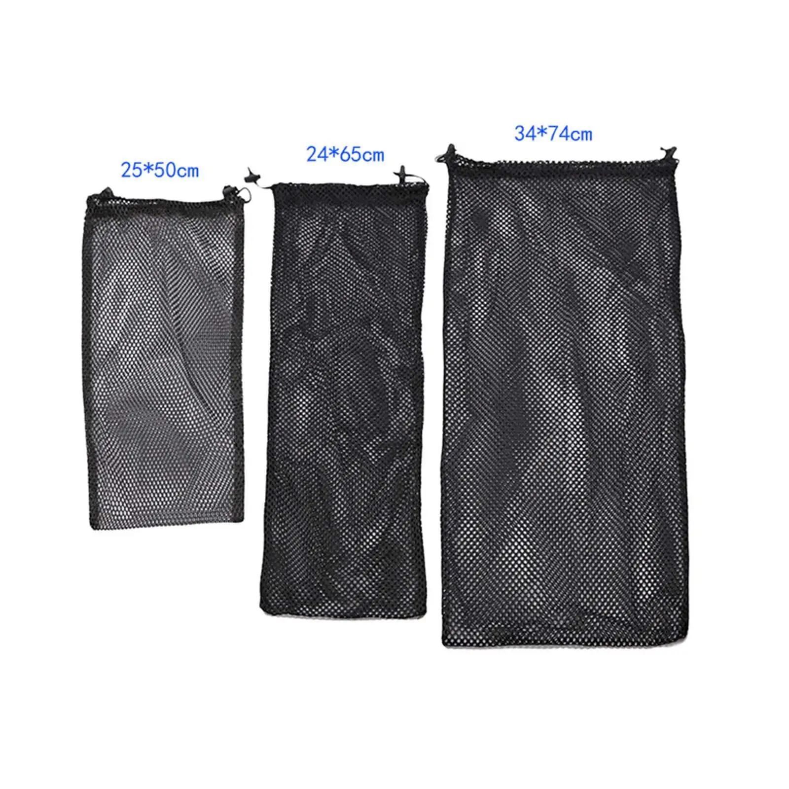 

Lightweight Mesh Dive Fins Bag Drawstring Storage Pouch for Swimming and Underwater Sports Travel