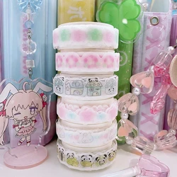 Cute Korean Graffiti Shaped Decoration Adhesive Tape Students Scrapbooking Journal Collage DIY Material Sticker Roll