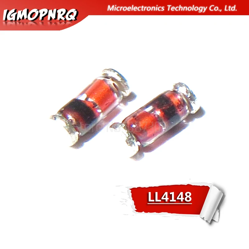 100PCS LL4148 LL-34 1N4148 IN4148 High-speed switching diodes LL34