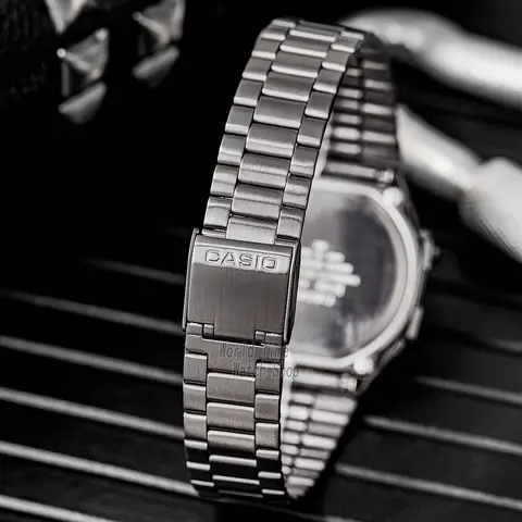 Casio Herrklocka Affärsmode Cool Design Analog Display Quartz Urverk Vattentålig A168WGG- 6 best sales Casio Edifice-replika - №5