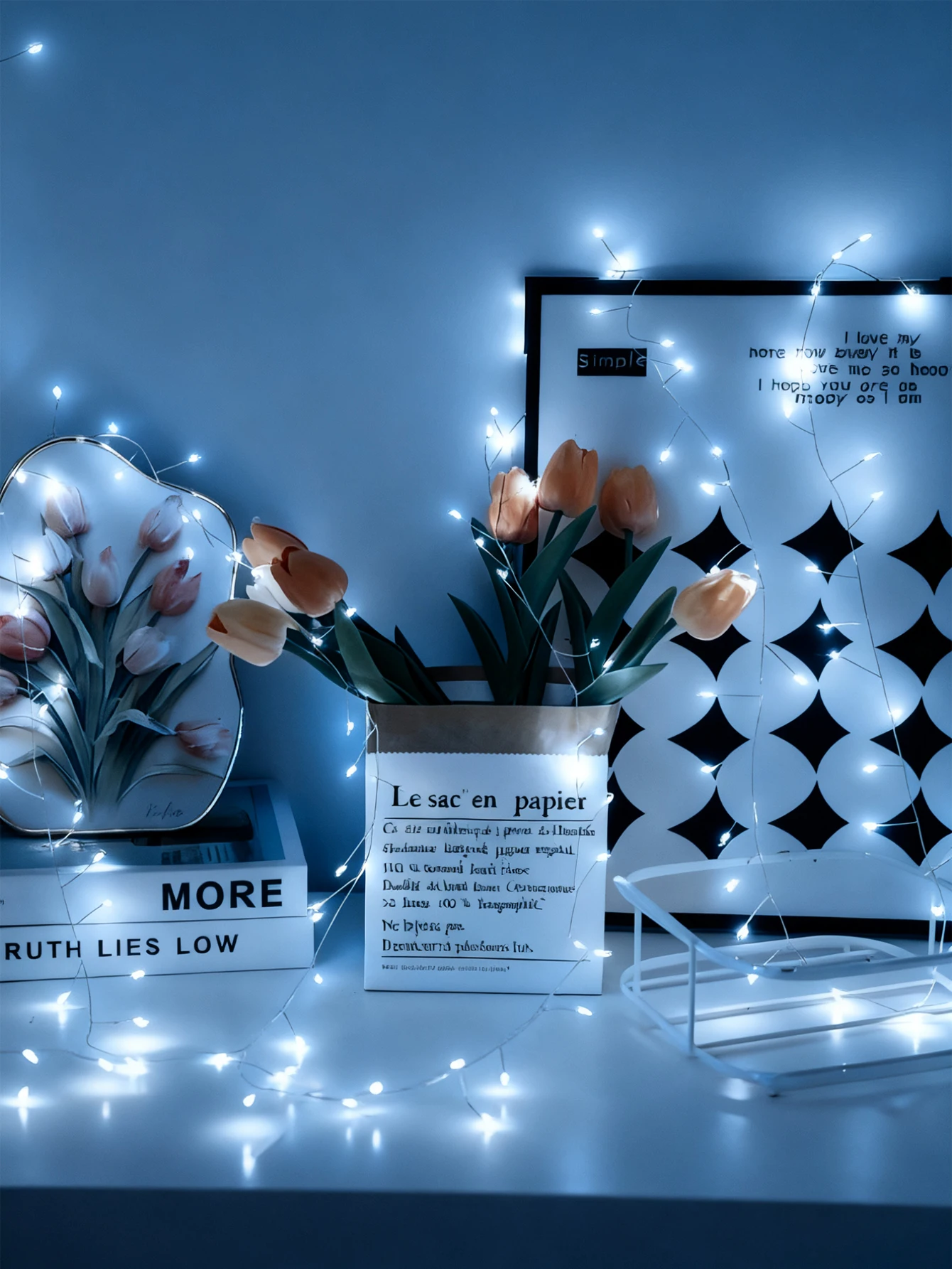 50-300 مصباح سلسلة LED، تعمل بالبطارية، مناسبة للحفلات الداخلية وزخارف شجرة عيد الميلاد (البطاريات غير متضمنة).