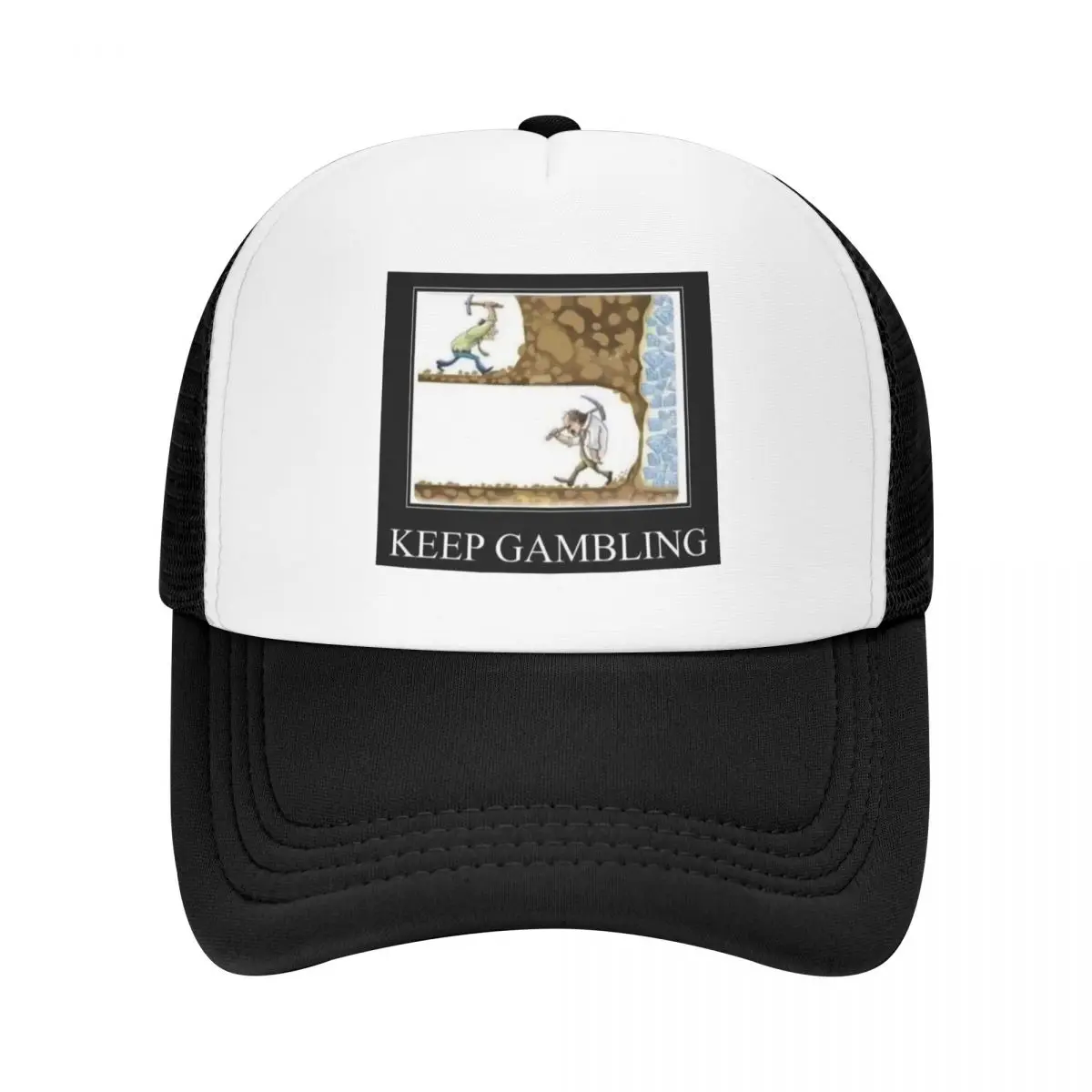 

Keep Gambling Baseball Cap Ball Cap summer hat Hat Beach Golf Wear Mens Tennis Women's