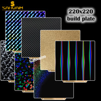 pey pet peo h1h pei sheet 220x220 build plate Magnetic 220x220 plate anycubic for Artillery Genius/Pro/MK2/MK2A/Anet A8/Anet A6