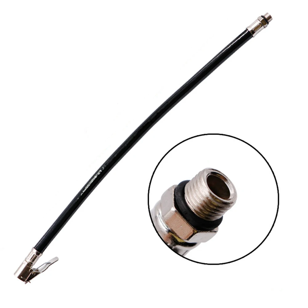 1 Pcs Inflator Car Mounted Inflation Pump Nozzle Extension Tube Quick Inflation Clamp Tire Quick Inflation Nozzle Extension Tube