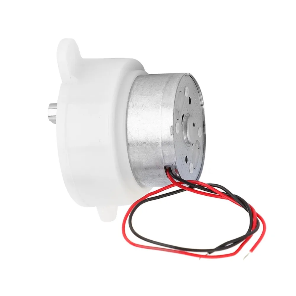 1pcs/3pcs DC 6V Speed Reduction Motor 5RPM Low Consumption Geared Motor Plastic Geared High Torsion Gear Reduction Motor