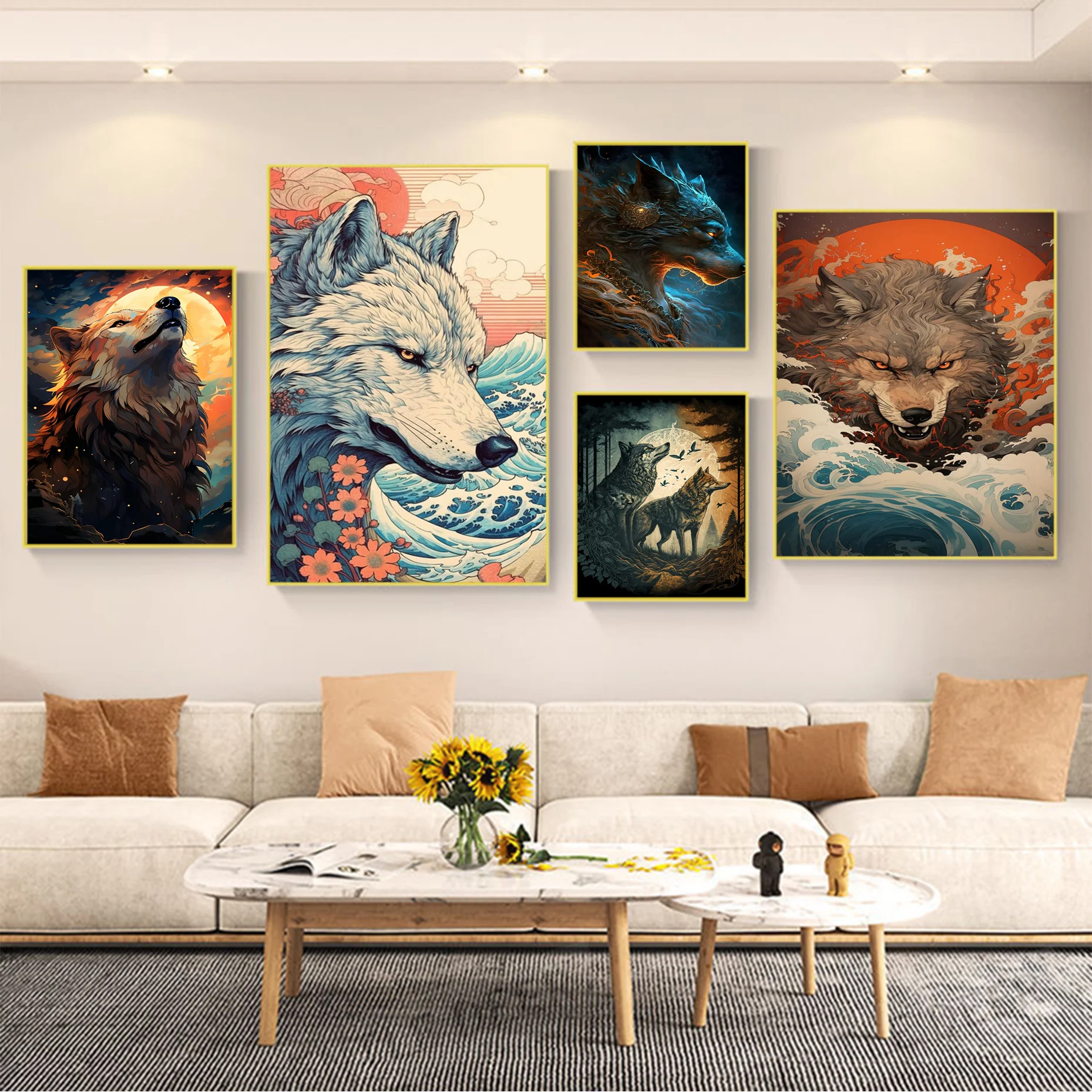 Современные абстрактные одинокие оригинальные винтажные постеры, стикеры в стиле ретро, для самостоятельной сборки комнаты, бара, кафе, кавайный Декор для комнаты