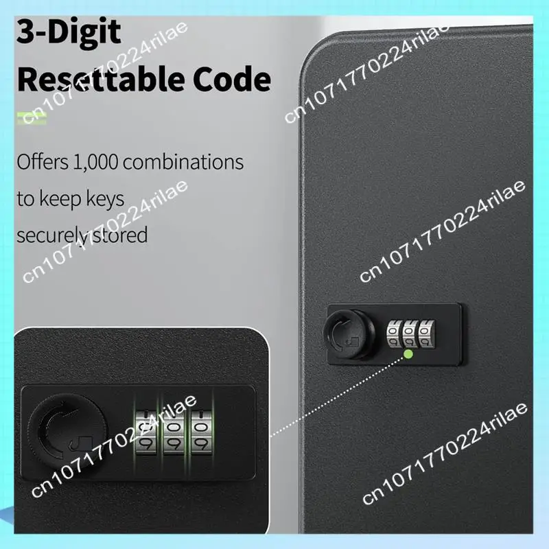 

A17Z 28-клавишные замки для шкафа с ключами Шкаф с ударом Настенный органайзер для ключей с 40-кнопочными этикетками-брецами Идентифікаторы