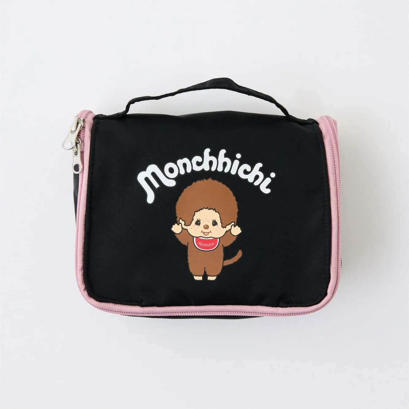 Cute large capacity makeup bag - portable, cute, charming, trendy, detachable multi-zone handbag for toiletries