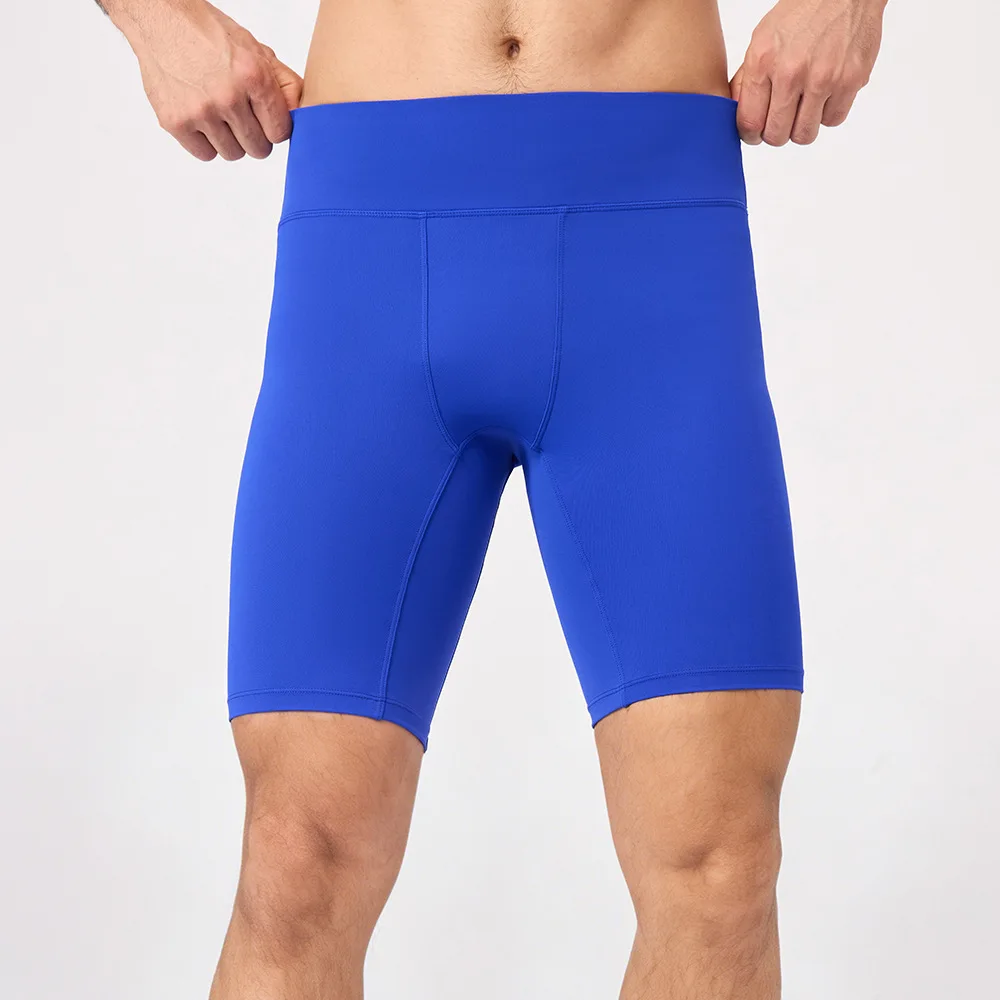 Men's Gym Yoga Shorts Summer Sportswear Breathable Training Tights Gym Fitness Leggings Short Pants Sport Bottoms Running Shorts