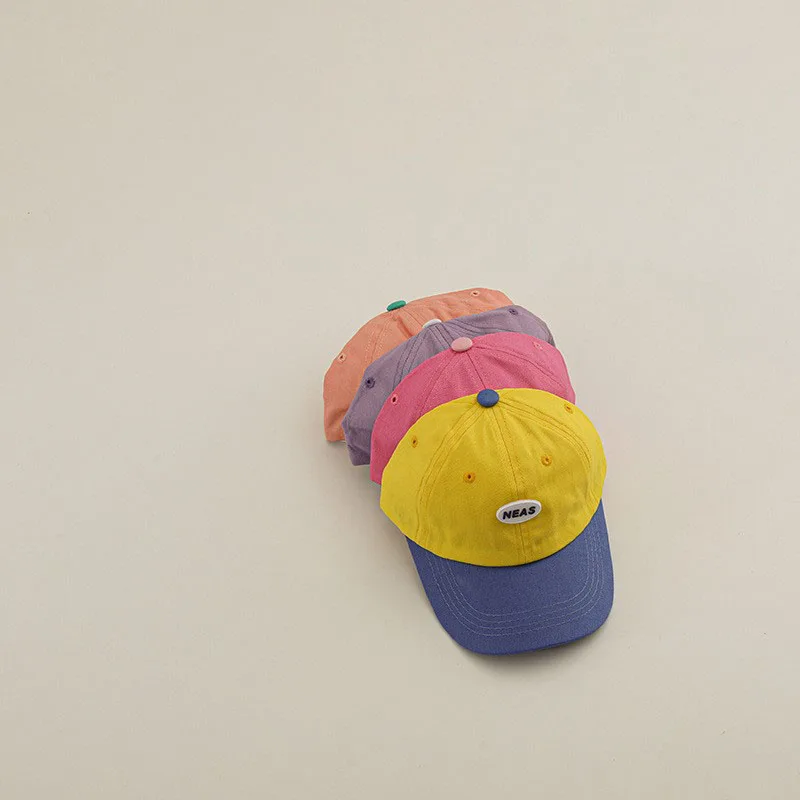 Korea Children Baseball Cap Summer Fashion Letter Kids Peaked Cap Children Sunscreen Cap 2024 Baby Sun Hat