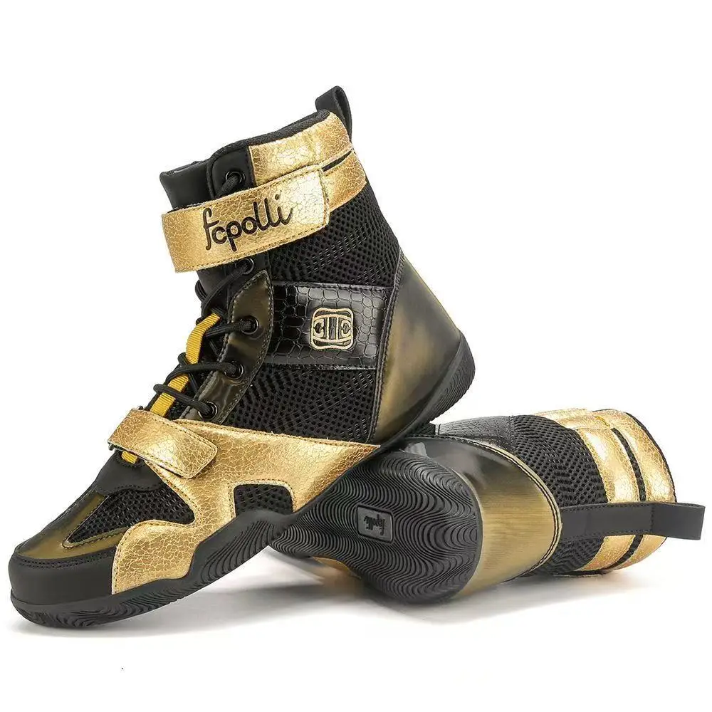 New Winter 2025 Bestselling Professional Wrestling Shoes Lightweight Breathable Power Training Shoes All-Round Boxing Shoes