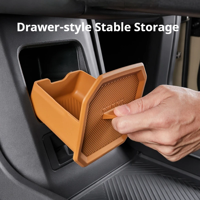 For Chery ICAUR V27 2026 Central Control Lower Hidden Drawer Storage Box Interior Organizer Accessories