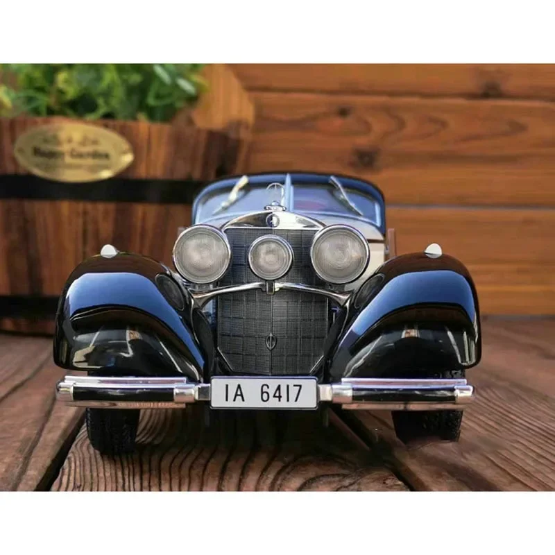 Diecast 1:18 Scale 540K 1938 Classic Car Alloy Collection decorazione modello Souvenir Display Ornaments