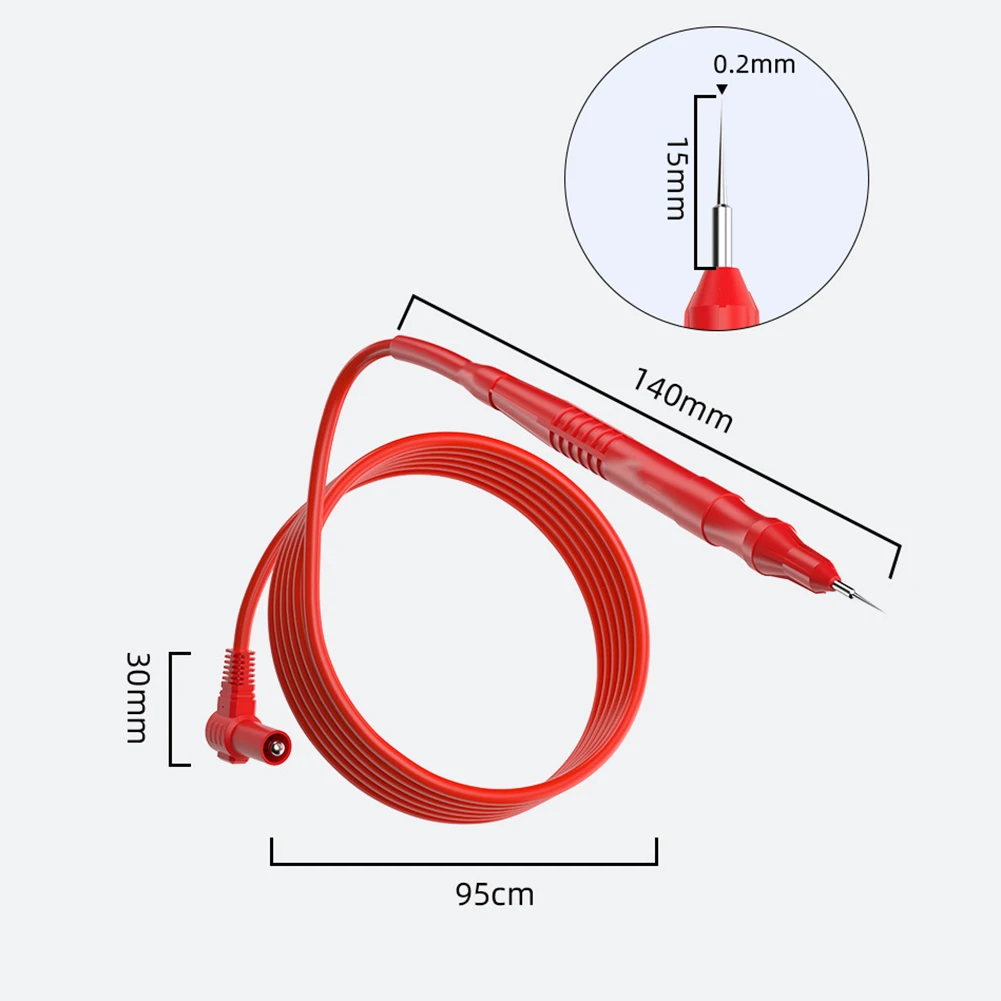 Electrical Testing Ground Resistance Cable Probe Length 15mm Durability Flexibility Heat Resistance Pure Copper Core