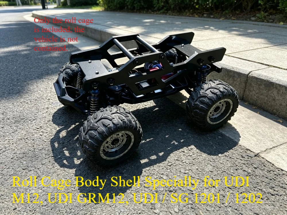 1/12RC Monster Truck Durable Roll Cage Crashproof Replacement Body Shell Frame For UDIRC M12/GRM12 SG1201/1202 Upgrade Mod Parts
