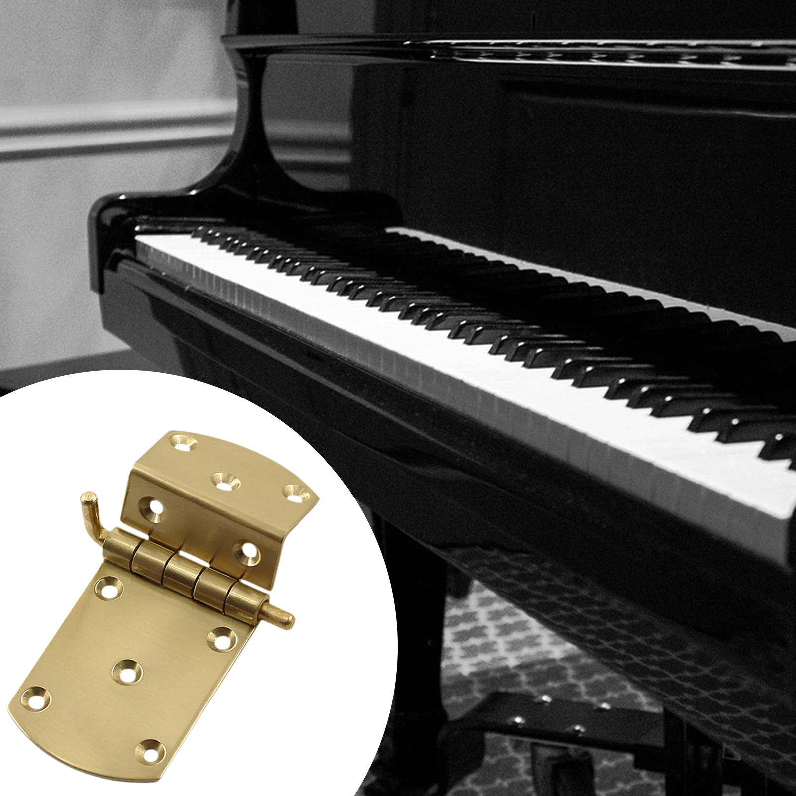 Grand Piano Cover Hinge Metal Hardware Accessory Part for Easy Installation and Piano Maintenance Solution