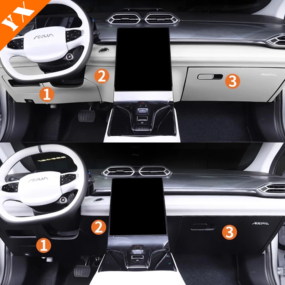 

Для Aeolus MAGE Sky ev01 2025 аксессуары для салона автомобиля, противоударная накладка, драйвер, управление пассажиром, защитная накладка от ударов