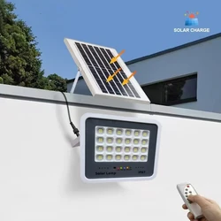 Solar floodlights turn on at night, solar outdoor garden IP67 waterproof spotlights, emergency lighting wall lights
