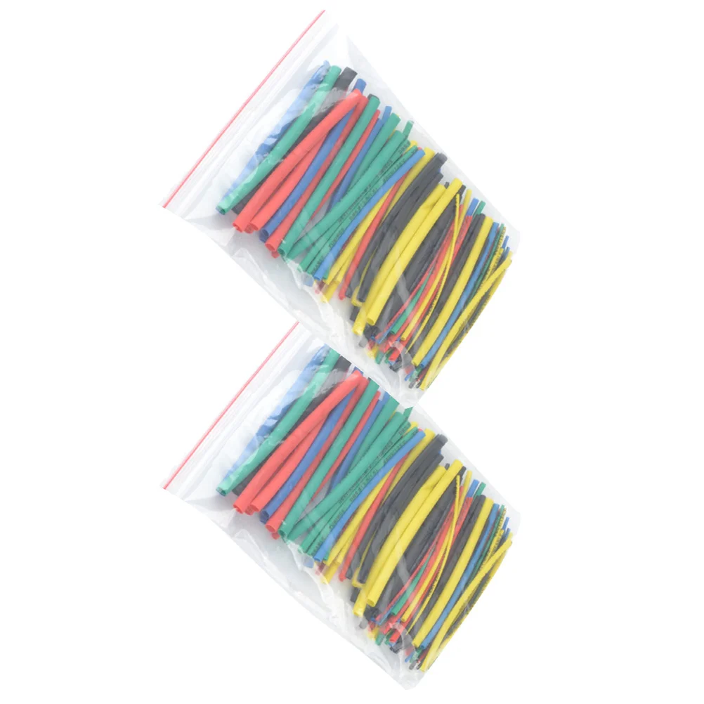 

200pcs Heat Shrink Tubing Kit Polyolefin Electrical Wrap Wire Cable Sleeves Insulation Shrinkable Tube For Wiring Protection