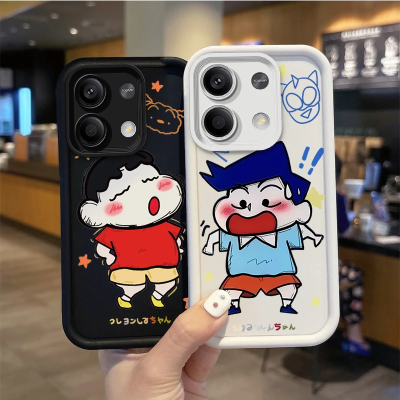 Hot C-Crayon Shin-chans Phone Case for Redmi Note 13 12 Pro Plus 5G Note 13 12 11 10 9 Pro 12C 14C 10C 9C A2 A1 Protective Cover