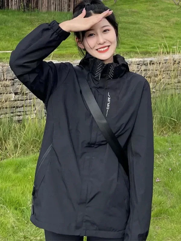 

Bla American Sle водонепроницаемый ветрозащитный уличный джет женский весенне-осенний новый маленький размер спортивная одежда для скалолазания пальто