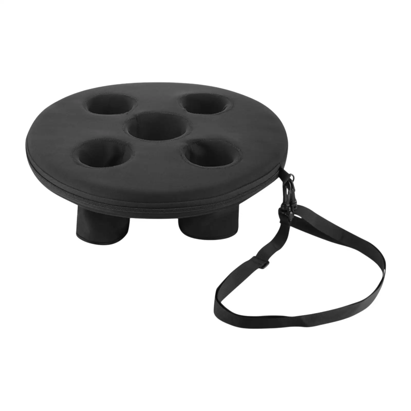 Suporte flutuante para bebidas, bandeja flutuante para bebidas na piscina, 5 copos para festa, banheira, praia