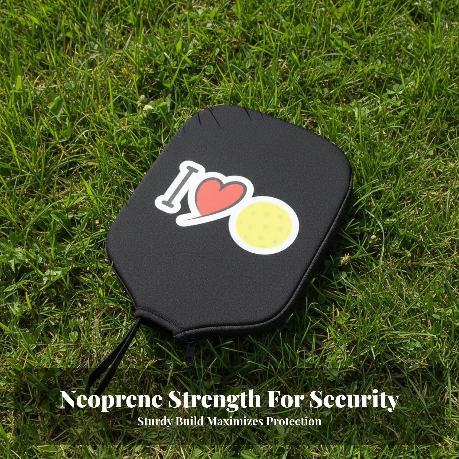 

Pickleball Paddle Cover Long-Lasting Zippered Pickleball Paddle Sleeve Neoprene Racket Protector Portable Sports Equipment