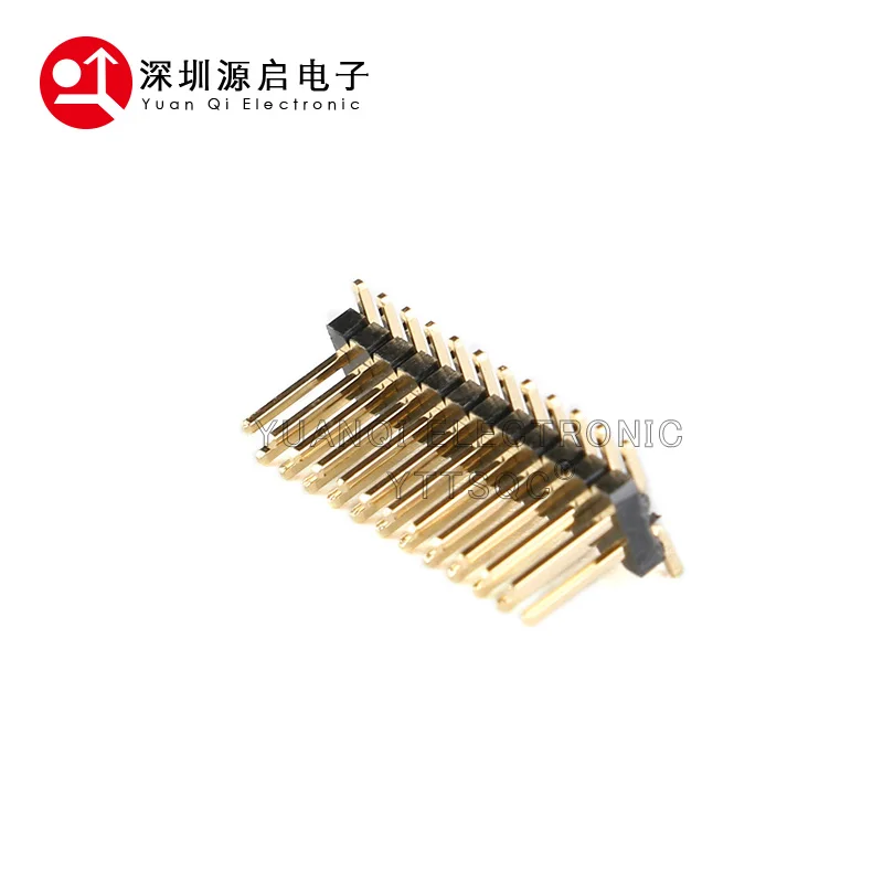 10PCS 1.27mm Strip Double Row Male Pin Header Connector 1.27 SMD SMT Pinheader Socket 2*3/4/5/6/7/8/10/12/15/20/40/50P