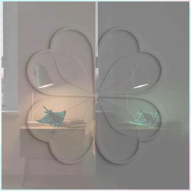 Glow Manta Ray Toy 3D Printed Stingray Luminous Aquarium Decor Bionic Aquatic Animal Model For Kids Gift