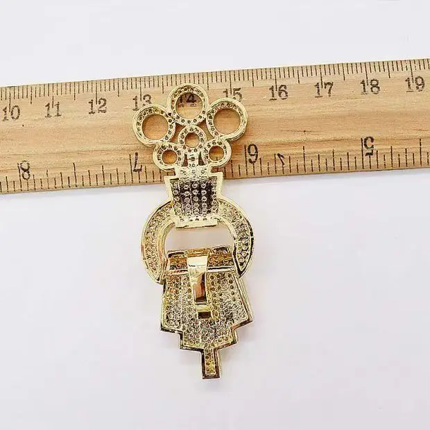 1piece Jewellery Connector18KGold Plated green blue beads Chain Clasp hooks DIY Making Necklace Bracelet Accessories