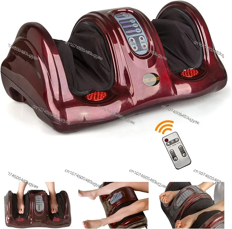 Popular Home Use Electric Air Pressure Heating Kneading Deep Tissue Vibrating Foot Calf Massager Machine for  Circulation