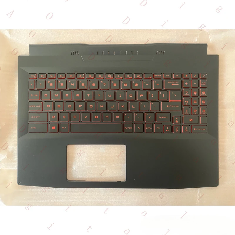 YU--   for MSI SamuraiGF66 MS-1581 MS-1582 CBacklit keyboard cover with palm rest
