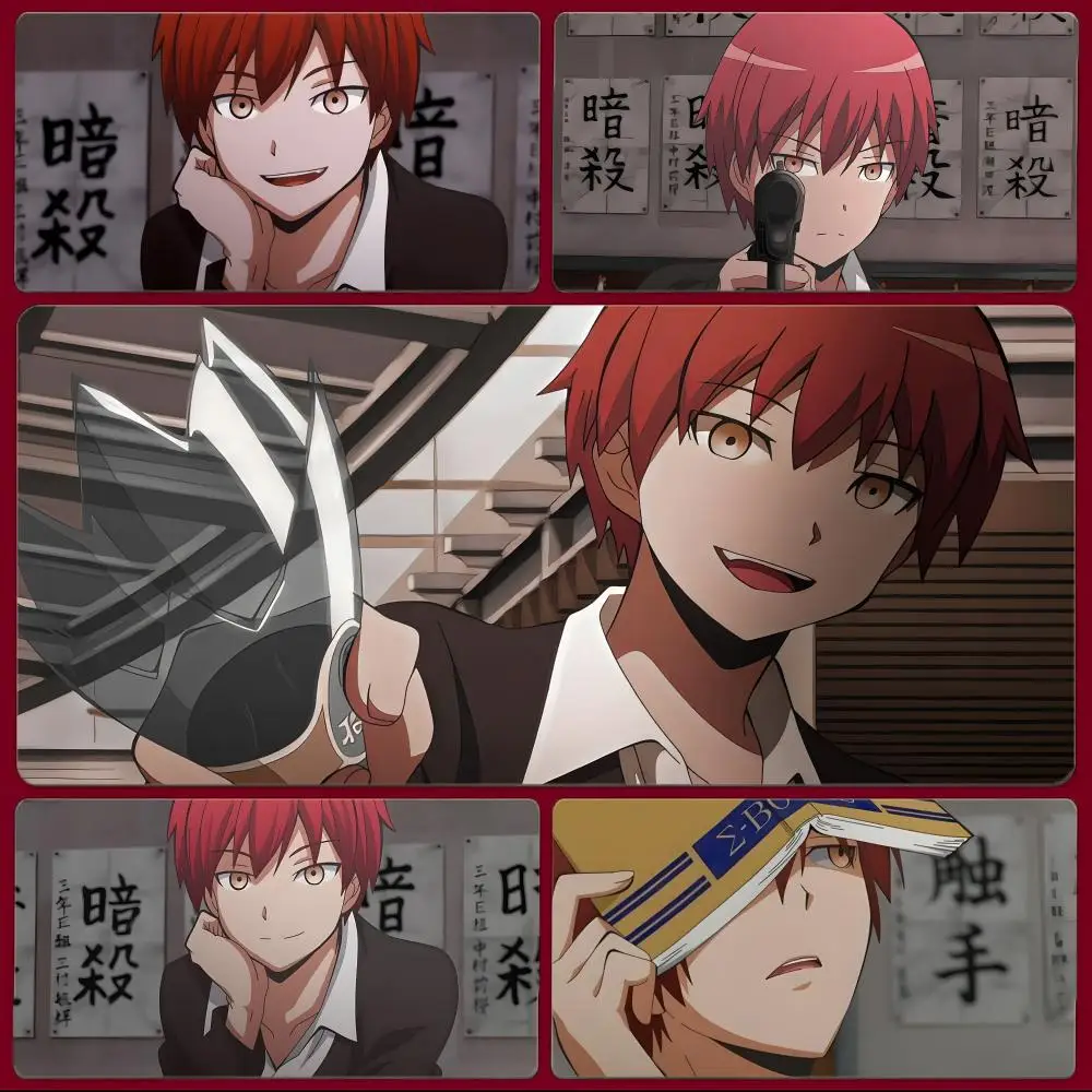 anime exciting A-Assassination Classroom Mouse Pad Large Gaming Mousepad with Stitched Edges Thickened Desk Mat PC