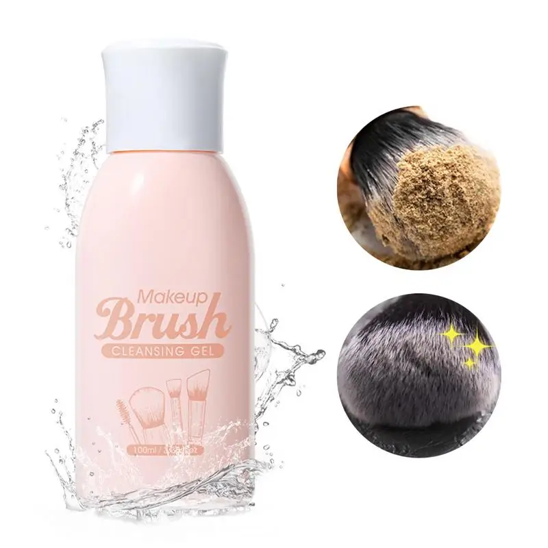 100ml Puff Cleaning Solution Powder Puff Cleaner Makeup Brushes Sponges Cleaning Liquid Blush Tool Cleaner Remover Shampoo