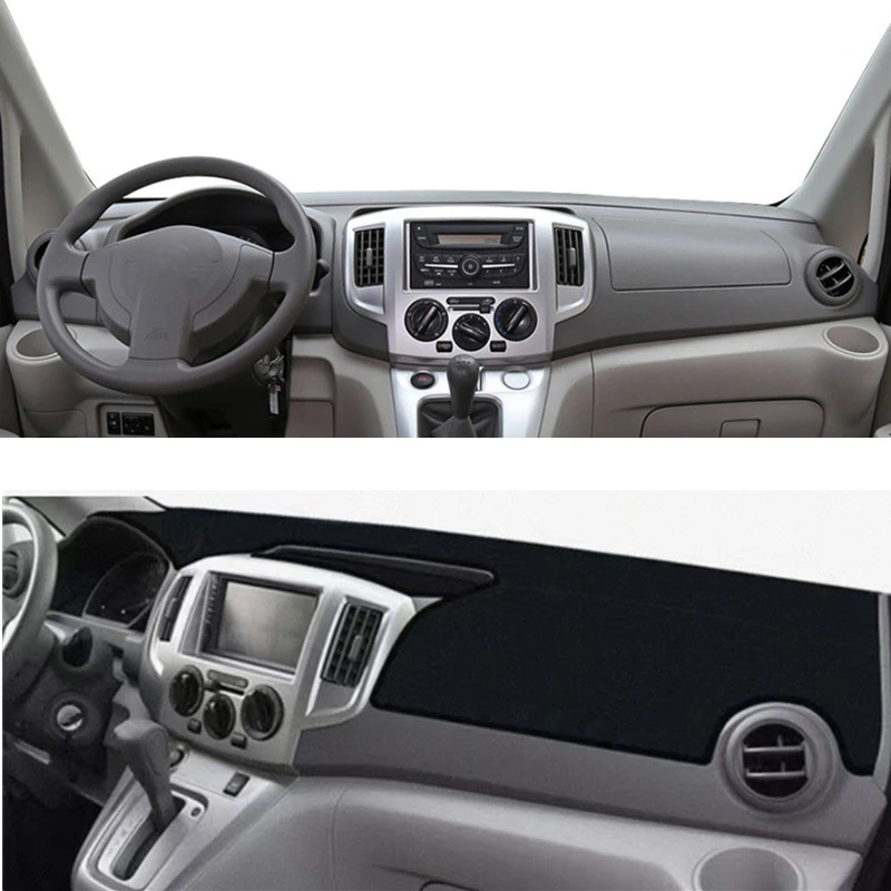 

For Nissan NV200 Evalia Vanette 2010-2016 2017 2018 Dashboard Cover Mat Rug Anti-UV Dash Sunshade Carpet Cushion Car Accessories