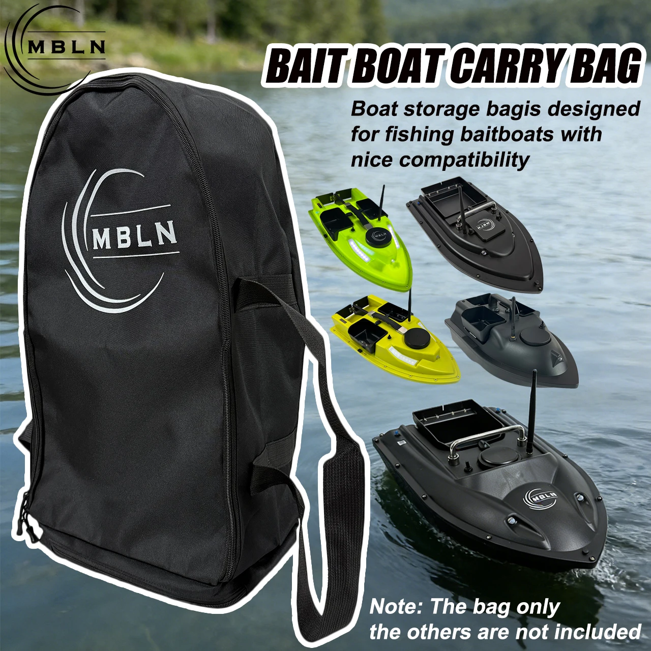 Bolsa impermeable MBLN para barco cebador – Transporte universal - imagen 2