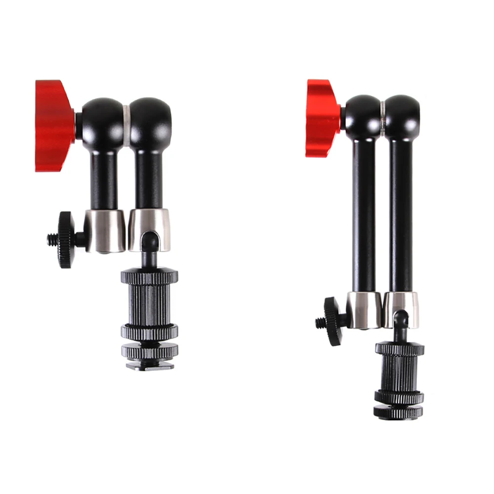 7" 11" Stainless Steel Articulating Magic Extension Arm for Camera LED Monitor Cage Mic Light Wanxiang Monster Hand Magic Arm