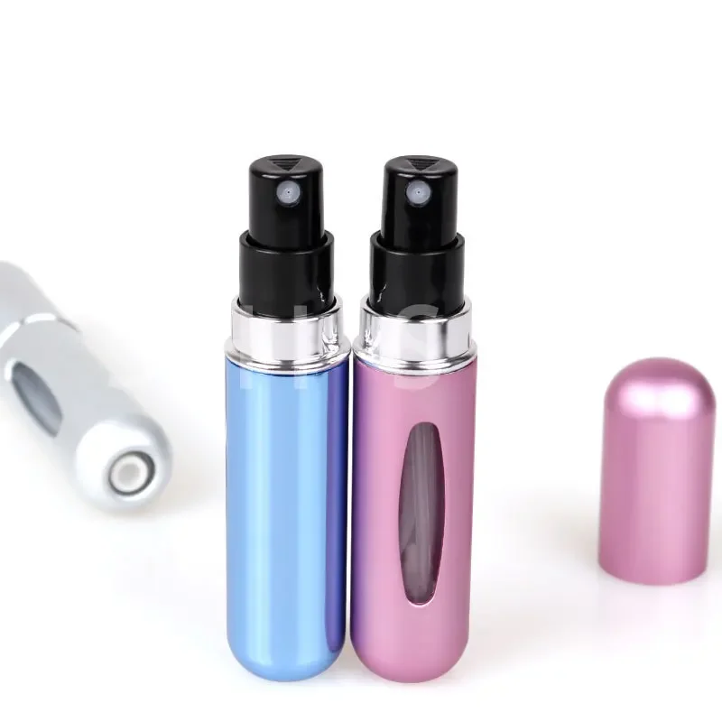 20 Stuks 5Ml Draagbare Mini Navulbare Aluminium Parfum Fles Met Spray Lege Cosmetische Container Reizen Tool Verstuiving Fles