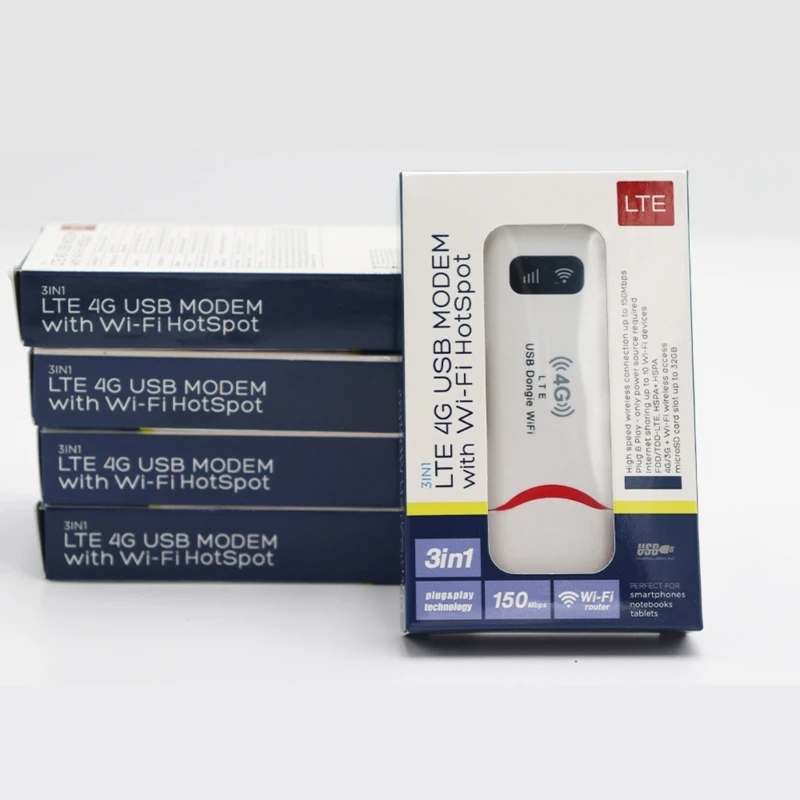 Mạng không dây Bộ định tuyến LTE USB Bộ định tuyến WiFi động Bỏ túi Điểm truy cập động Dropship