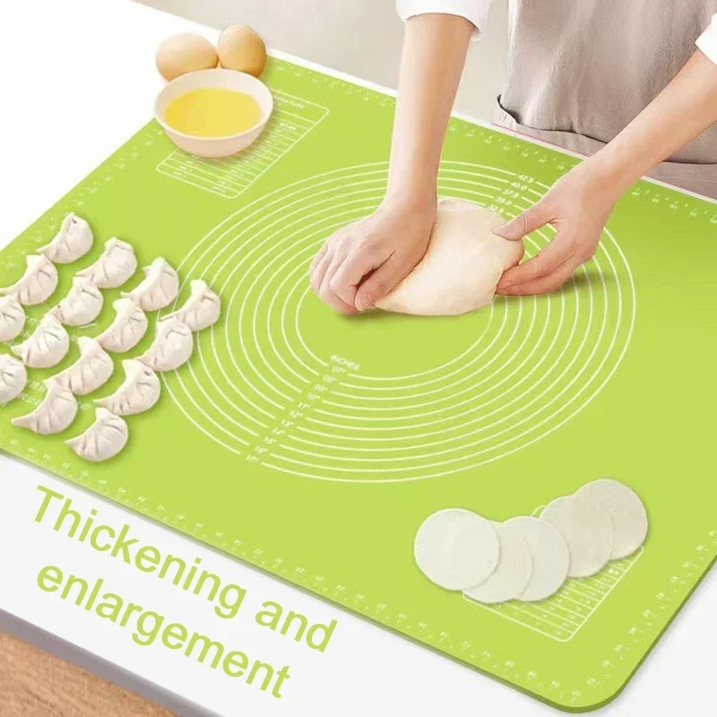 Silicone Kneading Pad Thickened Food Grade Cutting Board Baking Dough Pastry Dough Pad Panel Kitchen Rolling Pad Accessories