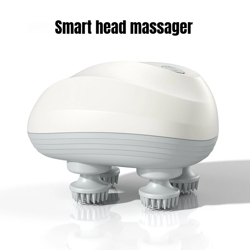 

Head Massage Instrument Rechargeable Head Massager Scalp Stress Relax Body MassageWaterproof Handheld Hair Scalp Massager